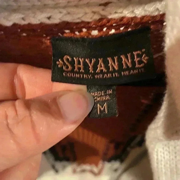 SHYANNE WOMEN'S SOUTHWESTERN STRIPED DUSTER CARDIGAN Medium Boho - Picture 7 of 10